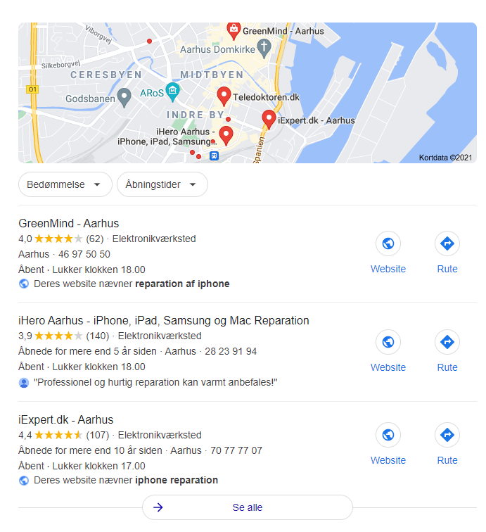 Maximér jeres online tilstedeværelse med en optimeret Google Business-profil